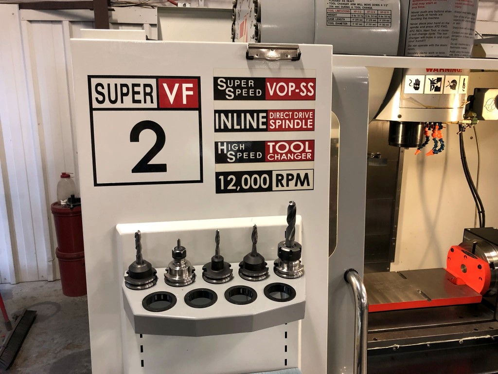 Haas VF-2SS, Machine ID: 8117